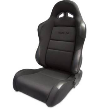 Procar by Scat - ProCar Sportsman Racing Seat - Left Side - Black Velour Inside - Black Velour Wings and Bolsters