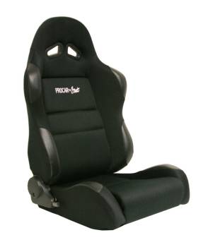 Procar by Scat - ProCar Sportsman Racing Seat - Right Side - Black Velour Inside - Black Velour Wings and Bolsters