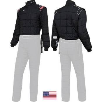 Simpson - Simpson Drag Two Drag Racing Jacket w/ Built-In Arm Restraints (Only) - SFI 20 Approved - Black - Medium