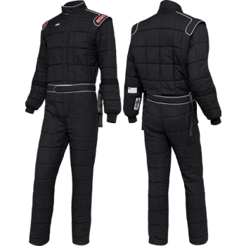 Simpson - Simpson Drag Two Drag Racing Suit w/ Built-In Arm Restraints - SFI 20 Approved - Black - Small