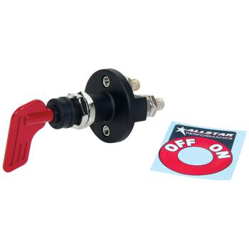 Allstar Performance - Allstar Performance Rotary Switch Battery Disconnect - Panel Mount - 160 amp - 12V - Removable Key - Red
