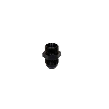 Waterman Racing Components - Waterman Straight 8 AN Male O-Ring to 8 AN Male Adapter - Black