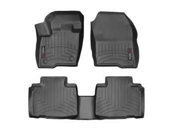 WeatherTech - WeatherTech FloorLiners - Front/2nd Row - Black - Ford Midsize SUV 2015-16