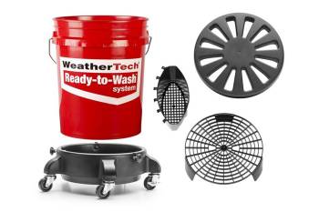 WeatherTech - WeatherTech Ready-to-Wash Bucket System - Black/Red