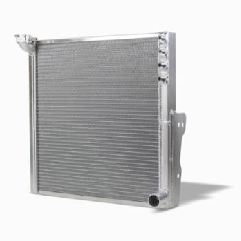AFCO Racing Products - AFCO Aluminum Sprint Car Radiator - 20.580 in W x 20 in H x 2.050 in D - Passenger Side Inlet - Passenger Side Outlet
