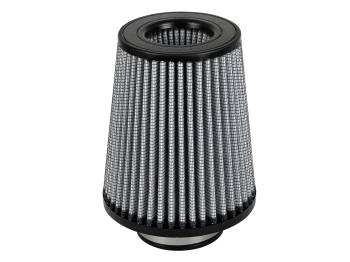 aFe Power - aFe Power Magnum FLOW Pro DRY S Conical Air Filter Element - 6 in Base - 4-1/2 in Top - 3-1/2 in Flange - 7 in Tall - White