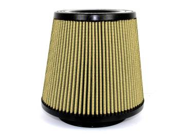 aFe Power - aFe Power Magnum FLOW Pro GUARD7 Clamp-On Conical Air Filter Element - 9 in Base - 7 in Top Diameter - 8 in Tall - 5-1/2 in Flange - Yellow