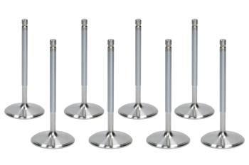 Airflow Research (AFR) - AFR Exhaust Valve - 1.600 in Head - 8 mm Valve Stem - 5.030 in Long - Stainless - Small Block Chevy/Ford (Set of 8)