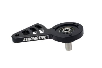Aeromotive - Aeromotive Fuel Pump Bracket - Bolt-On - Driver Side - 5/8 in Hex Drive - Black - Aeromotive Pulley/Hex Drive Fuel Pumps