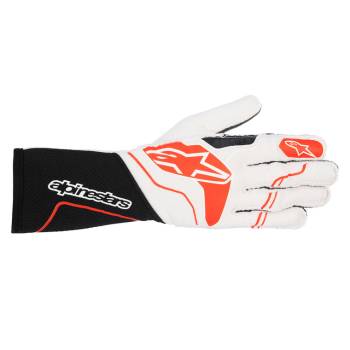 Alpinestars - Alpinestars Tech-1 ZX v3 Glove - Black/White/Red - 2X-Large