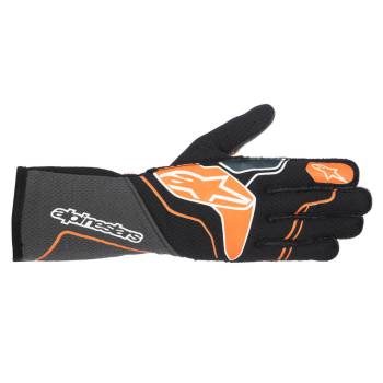Alpinestars - Alpinestars Tech-1 ZX v3 Glove - Black/Orange Fluo - Medium