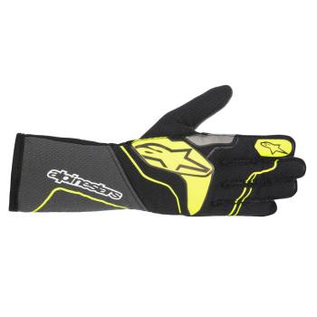 Alpinestars - Alpinestars Tech-1 ZX v3 Glove - Tar Gray/Black/Yellow Fluo - Medium