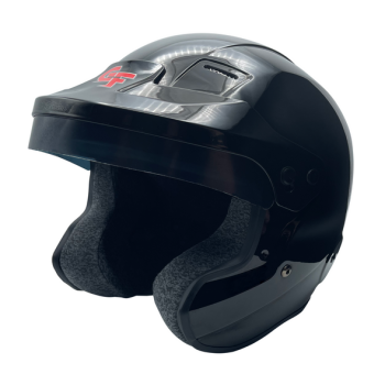 G-Force Racing Gear - G-Force Nova Open Face Helmet - Large - Black