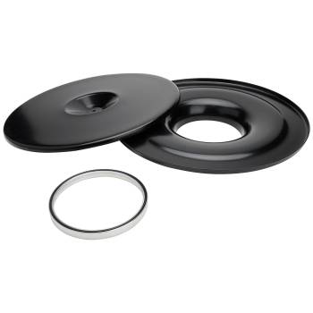 Allstar Performance - Allstar Performance Lightweight Air Cleaner Assembly - 14 in Round - 5-1/8 in Carb Flange - 1/2 in Spacer - Black