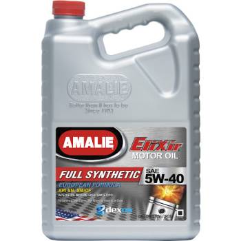 Amalie Oil - Amalie Elixir 5W40 Synthetic Motor Oil - 1 Gallon Jug