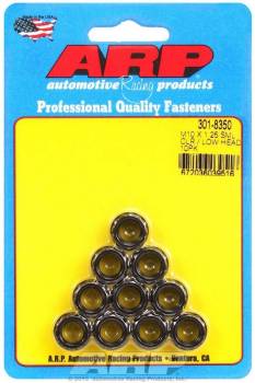 ARP - ARP Nut - 10 mm x 1.25 Thread - 12 mm 12 Point Head - Black Oxide (Set of 10)