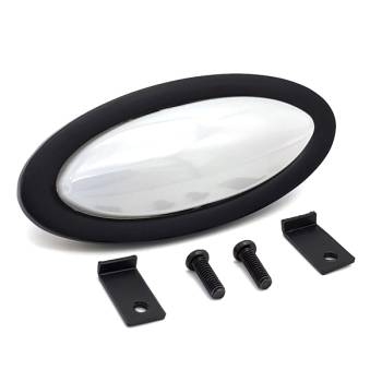 AutoLoc - Auto-Loc LED Courtesy Light - Oval - 3-1/2 in Wide x 1-1/2 in Tall - 3/4 in Depth - White Lens - Black