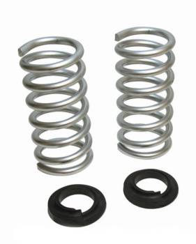 Belltech - Belltech Pro Coil Front Suspension Spring Kit - 2 to 3 in Lowering - 2 Coil Springs - Spacers - Silver - GM Fullsize Truck 1999-2007