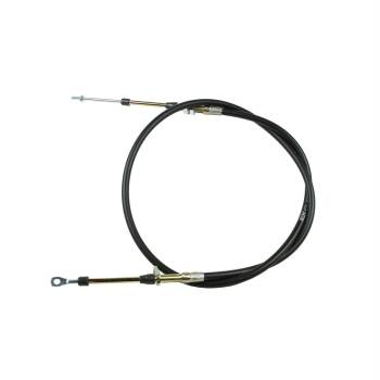 B&M - B&M Shifter Cable - 5 ft Long - 2-1/2 in Stroke - Threaded/Eyelet Ends - Steel Cable - Plastic Liner - Black