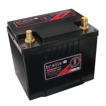Braille Battery - Braille Intensity Lithium-ion Battery - 12V - 1297 Cranking amp - Threaded Top Terminals - 9.4 in L x 8 in H x 6.9 in W