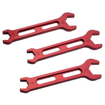 Billet Specialties - Billet Specialties Double End 3 Piece AN Wrench Set - 6 AN to 10 AN - Red