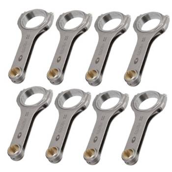 Callies Performance Products - Callies Ultra XD H-Beam Connecting Rod - 6.000 in Long - Brushed - 7/16 in Cap Screws - Small Block Chevy (Set of 8)