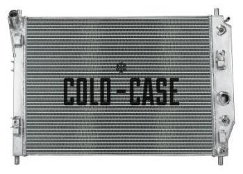 Cold-Case Radiators - Cold-Case Polished Aluminum Radiator - 29 in W x 20.300 H x 2.500 in D - Driver Side Inlet - Passenger Side Outlet - Chevy Corvette 2005-13