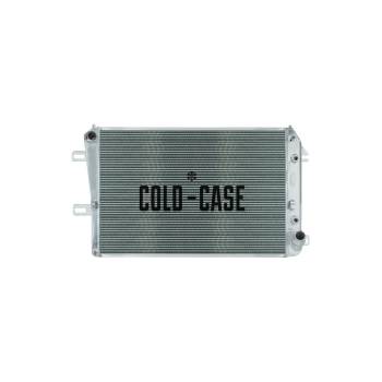 Cold-Case Radiators - Cold-Case Polished Aluminum Radiator - 45 in W x 25 in H x 3 in D - Driver Side Inlet - Passenger Side Outlet - GM Fullsize Truck 2006-10