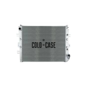 Cold-Case Radiators - Cold-Case Polished Aluminum Radiator - 41 in W x 28.500 in H x 2.750 in D - Driver Side Inlet - Passenger Side Outlet - GM Fullsize Truck 2011-16