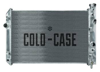 Cold-Case Radiators - Cold-Case Polished Aluminum Radiator - 30 in W x 21 in H x 2.500 in D - Driver Side Inlet - Passenger Side Outlet - GM F-Body 1993-2002