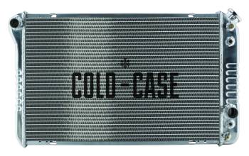 Cold-Case Radiators - Cold-Case Polished Aluminum Radiator - 32 in W x 18.500 in H x 3 in D - Driver Side Inlet - Passenger Side Outlet - GM F-Body 1982-92