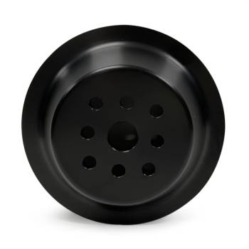 Champ Pans - Champ Pans V-Belt Water Pump Pulley - 1:1 Ratio - 2 Groove - 5.813 in Diameter - Black - Small Block Chevy