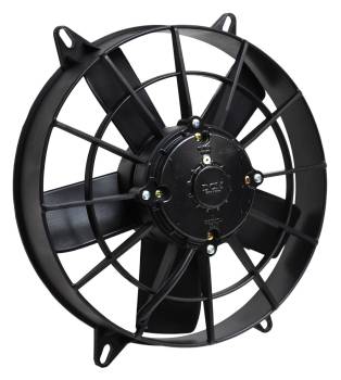 Derale Performance - Derale High Output Electric Fan - 11 in - Puller - 1380 CFM - 12 V - Curved Blade - 12 x 12-5/16 in - 2-1/4 in Thick