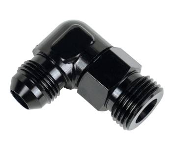 Derale Performance - Derale 90 Degree 7/8-14 in NPT Male to 6 AN Male O-Ring Adapter - Black
