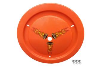 Dominator Racing Products - Dominator Ultimate Mud Cover - Fluorescent Orange - 15 in Wheels