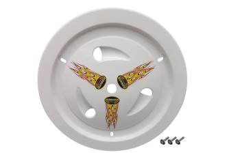 Dominator Racing Products - Dominator Ultimate Mud Cover - Vented - White - 15 in Wheels