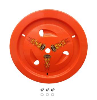 Dominator Racing Products - Dominator Ultimate Mud Cover - Vented - Fluorescent Orange - 15 in Wheels