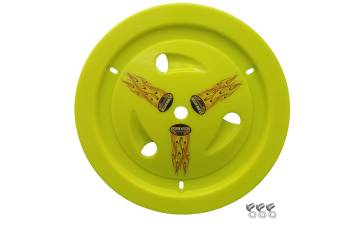 Dominator Racing Products - Dominator Ultimate Mud Cover - Vented - Fluorescent Yellow - 15 in Wheels