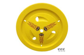 Dominator Racing Products - Dominator Ultimate Mud Cover - Vented - Yellow - 15 in Wheels