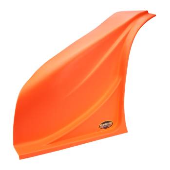 Dominator Racing Products - Dominator Outlaw Fender - Left Side - Fluorescent Orange - Asphalt Late Model