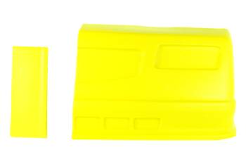 Dominator Racing Products - Dominator SS Street Stock Nose - Driver Side - Fender Extension - Fluorescent Yellow