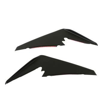Drake Muscle Cars - Drake Muscle Cars Front Dive Planes - Black - Chevy Camaro 2019-22 (Pair)