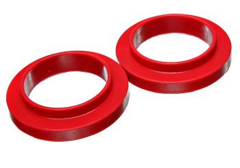 Energy Suspension - Energy Suspension Hyper-Flex Coil Spring Isolator - 3-3/4 in ID - 5-7/16 in OD - 1-1/8 in Thick - Red (Pair)
