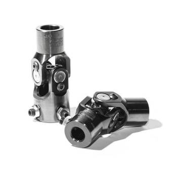 Flaming River - Flaming River Steering Universal Joint - Single Joint - 9/16 in 26 Spline to 3/4 in Double D - Black