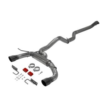 Flowmaster - Flowmaster FlowFX Cat-Back Exhaust System - 3 in Diameter - Dual Rear Exit - 4 in Black Tips - Ford EcoBoost - Ford Midsize SUV 2021-22