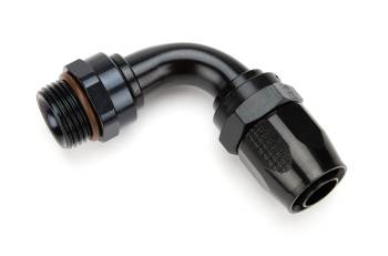 Fragola Performance Systems - Fragola Direct Fit 90 Degree 12 AN Male O-Ring to 12 AN Female Swivel Hose End - Black