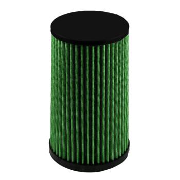 Green Filter - Green Filter Conical Air Filter Element - 5.5 in Diameter Base - 4.75 in Diameter Top - 9 in Tall - 3 in Flange - Green