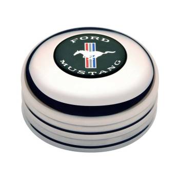 GT Performance - GT Performance GT3 Horn Button - Ford Mustang Logo - Polished - 3-Bolt Steering Wheels