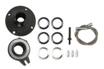 Hays - Hays Hydraulic Throwout Bearing - Bolt-On - 4.680 in Collar ID - Braided Stainless Lines - 3 AN Fittings - Tremec TKO