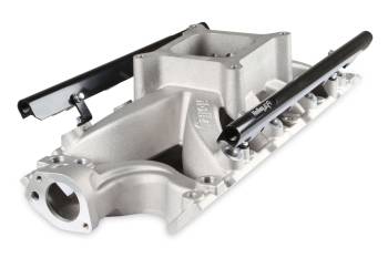 Holley EFI - Holley EFI Intake Manifold - Square Bore - Single Plane - Rectangle Port - Fuel Rails Included - Small Block Ford